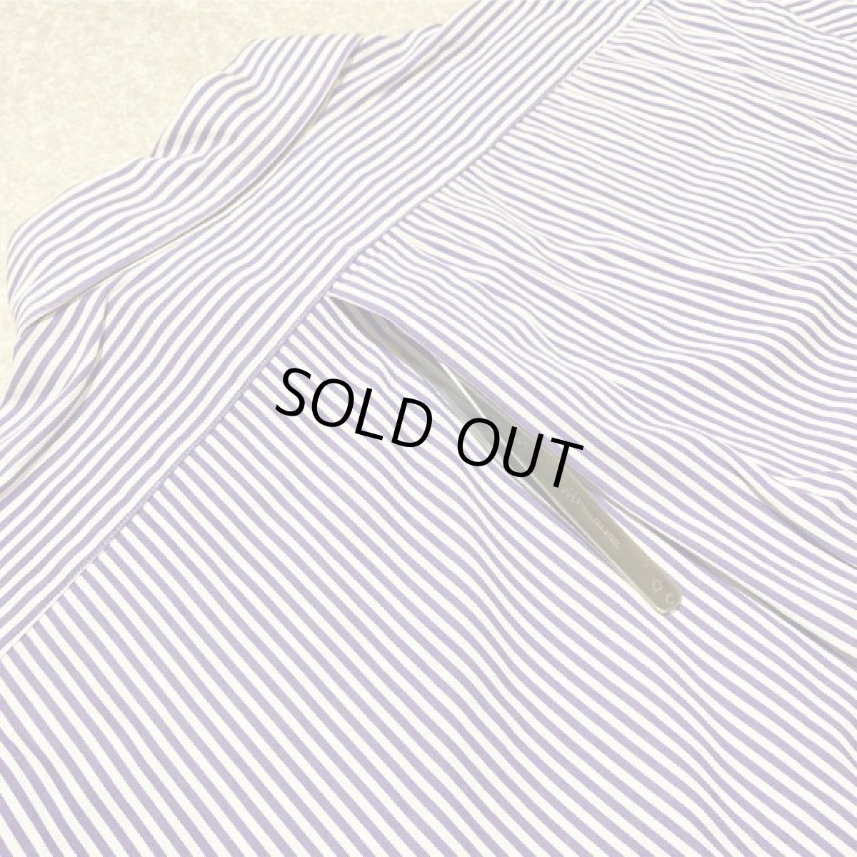 画像12: 「RALPH LAUREN(ラルフローレン)」カスタムフィット 紫 ロンドンストライプ ボタンダウンシャツ (12)