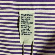 画像15: 「RALPH LAUREN(ラルフローレン)」カスタムフィット 紫 ロンドンストライプ ボタンダウンシャツ (15)