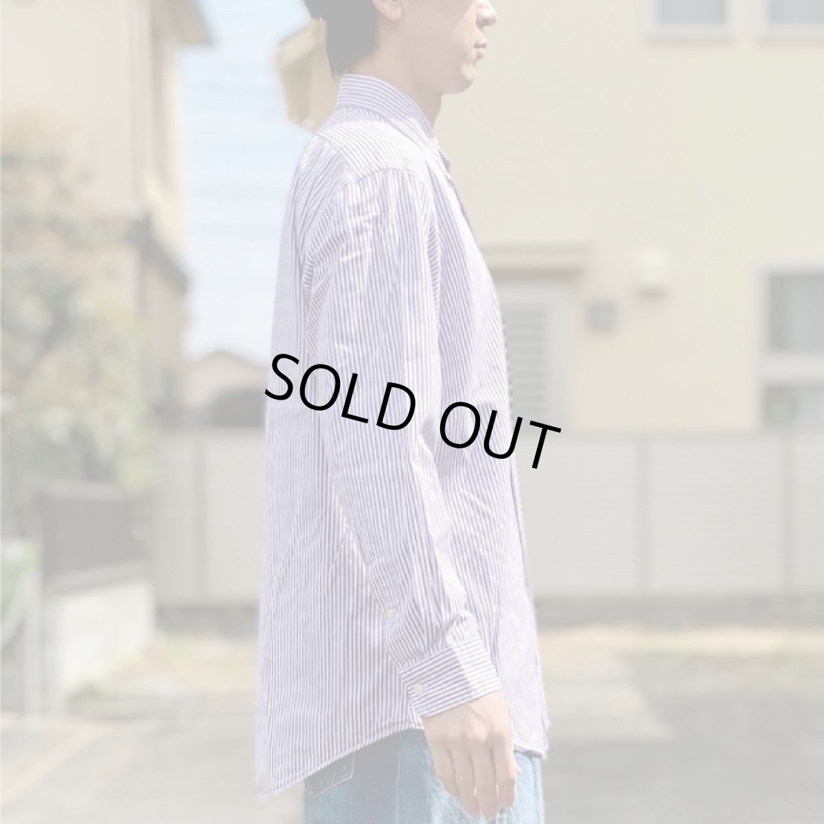 画像18: 「RALPH LAUREN(ラルフローレン)」カスタムフィット 紫 ロンドンストライプ ボタンダウンシャツ (18)