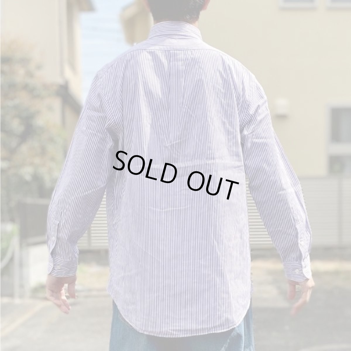 画像20: 「RALPH LAUREN(ラルフローレン)」カスタムフィット 紫 ロンドンストライプ ボタンダウンシャツ (20)