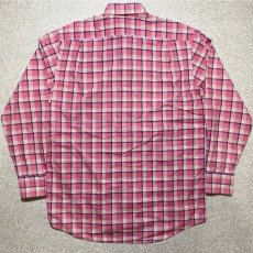 画像11: 「Lacoste(ラコステ)」4×4チェック フララコ 90s ピンク ボタンダウンシャツ (11)