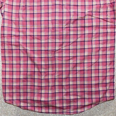画像3: 「Lacoste(ラコステ)」4×4チェック フララコ 90s ピンク ボタンダウンシャツ