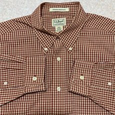 画像3: 「L.L.Bean(エルエルビーン)」トーンオントーンチェック 防シワ加工 ボタンダウンシャツ (3)