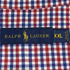 画像8: 「RALPH LAUREN(ラルフローレン)」XXL 3トーンギンガムチェック トリコロールカラー ボタンダウンシャツ (8)