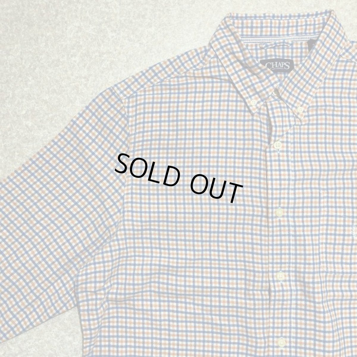 画像2: 「CHAPS(チャップス)」3トーンギンガムチェック KNICKSカラー ボタンダウンシャツ (2)