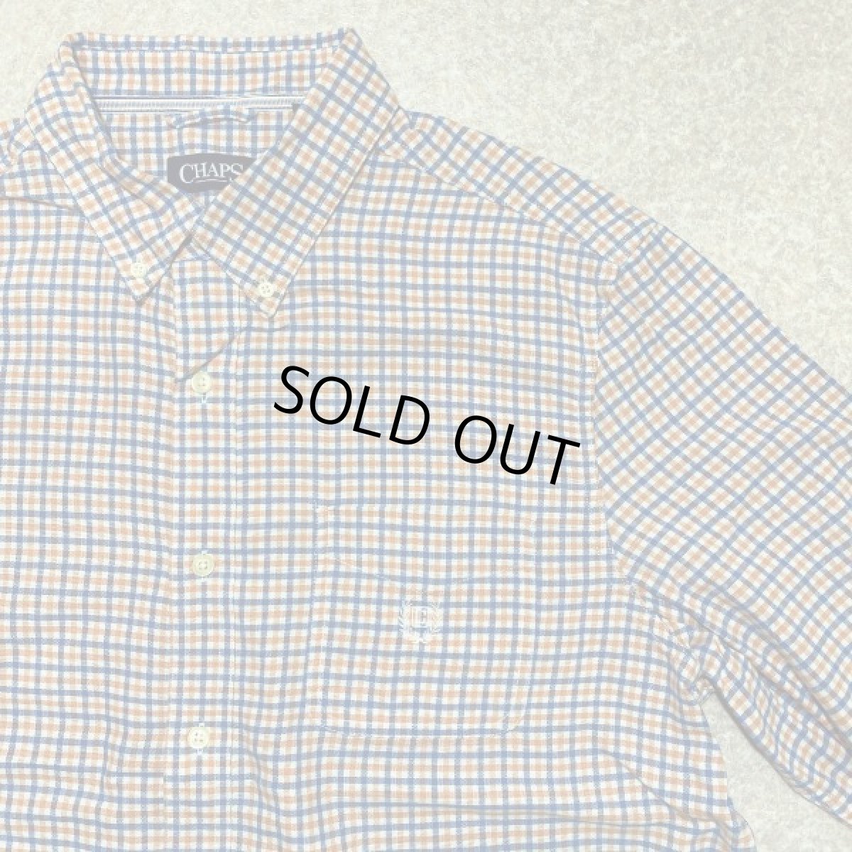 画像4: 「CHAPS(チャップス)」3トーンギンガムチェック KNICKSカラー ボタンダウンシャツ (4)