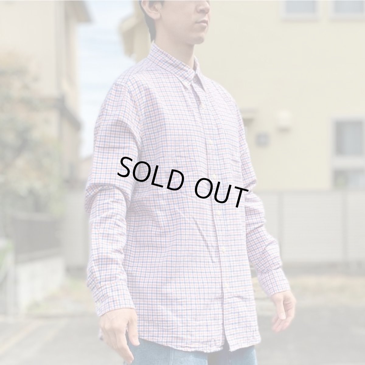 画像17: 「CHAPS(チャップス)」3トーンギンガムチェック KNICKSカラー ボタンダウンシャツ (17)