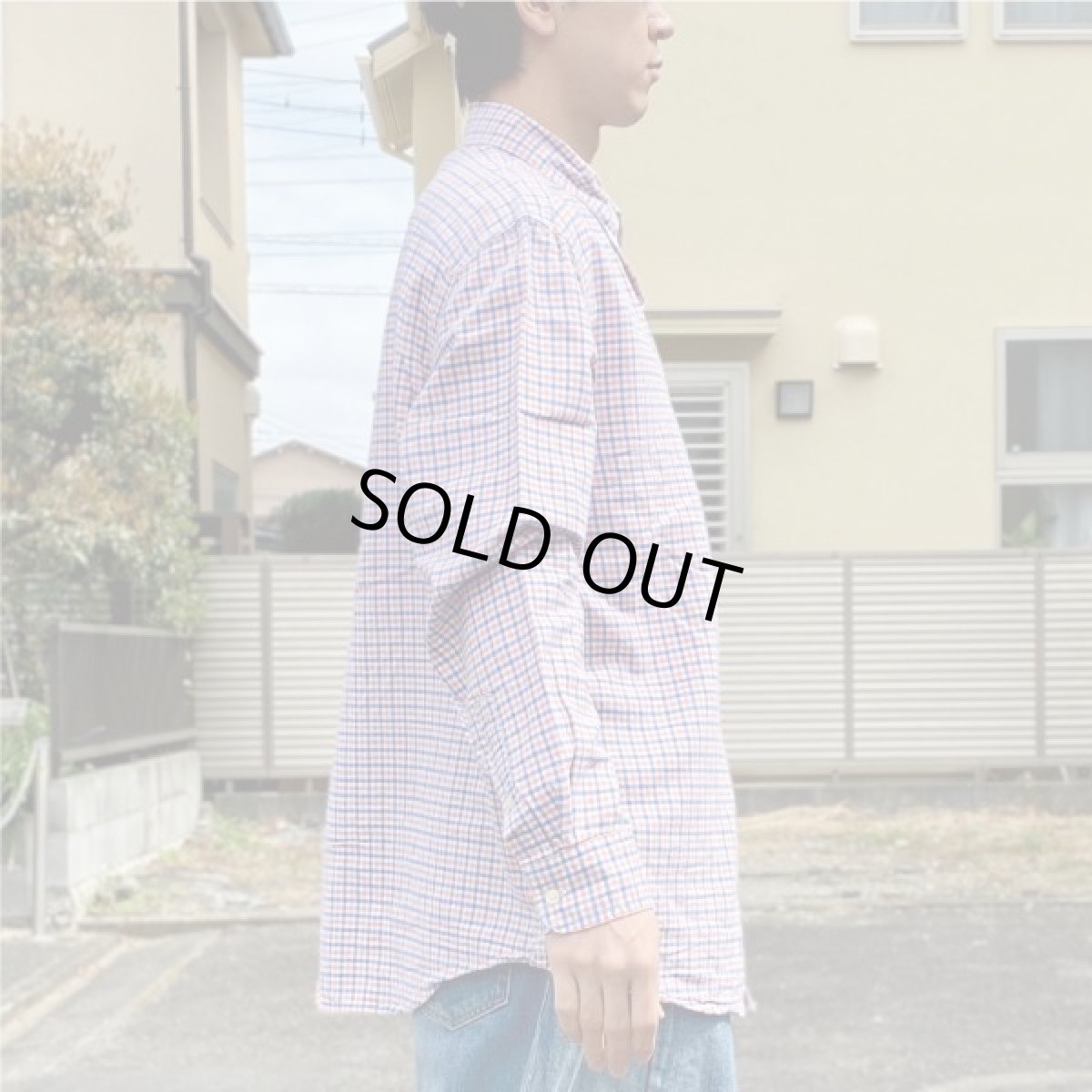 画像18: 「CHAPS(チャップス)」3トーンギンガムチェック KNICKSカラー ボタンダウンシャツ (18)