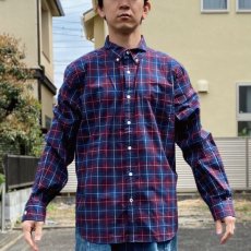 画像16: 「NAUTICA(ノーティカ)」タータンチェック クラシックフィット ストレッチ ボタンダウンシャツ (16)