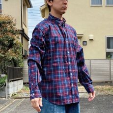 画像17: 「NAUTICA(ノーティカ)」タータンチェック クラシックフィット ストレッチ ボタンダウンシャツ (17)