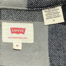 画像8: 「Levi's(リーバイス)」モノトーン バッファローチェック フランネルシャツ (8)