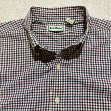 画像4: 「L.L.Bean(エルエルビーン)」3トーン ギンガムチェック ボタンダウンシャツ (4)