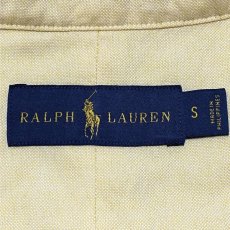 画像8: 「RALPH LAUREN(ラルフローレン)」クラシックフィット イエロー オックスフォード ボタンダウンシャツ (8)