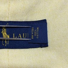 画像9: 「RALPH LAUREN(ラルフローレン)」クラシックフィット イエロー オックスフォード ボタンダウンシャツ (9)