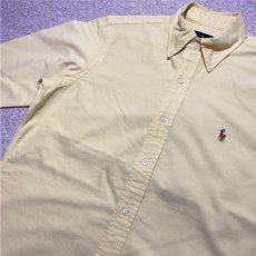 画像15: 「RALPH LAUREN(ラルフローレン)」クラシックフィット イエロー オックスフォード ボタンダウンシャツ (15)