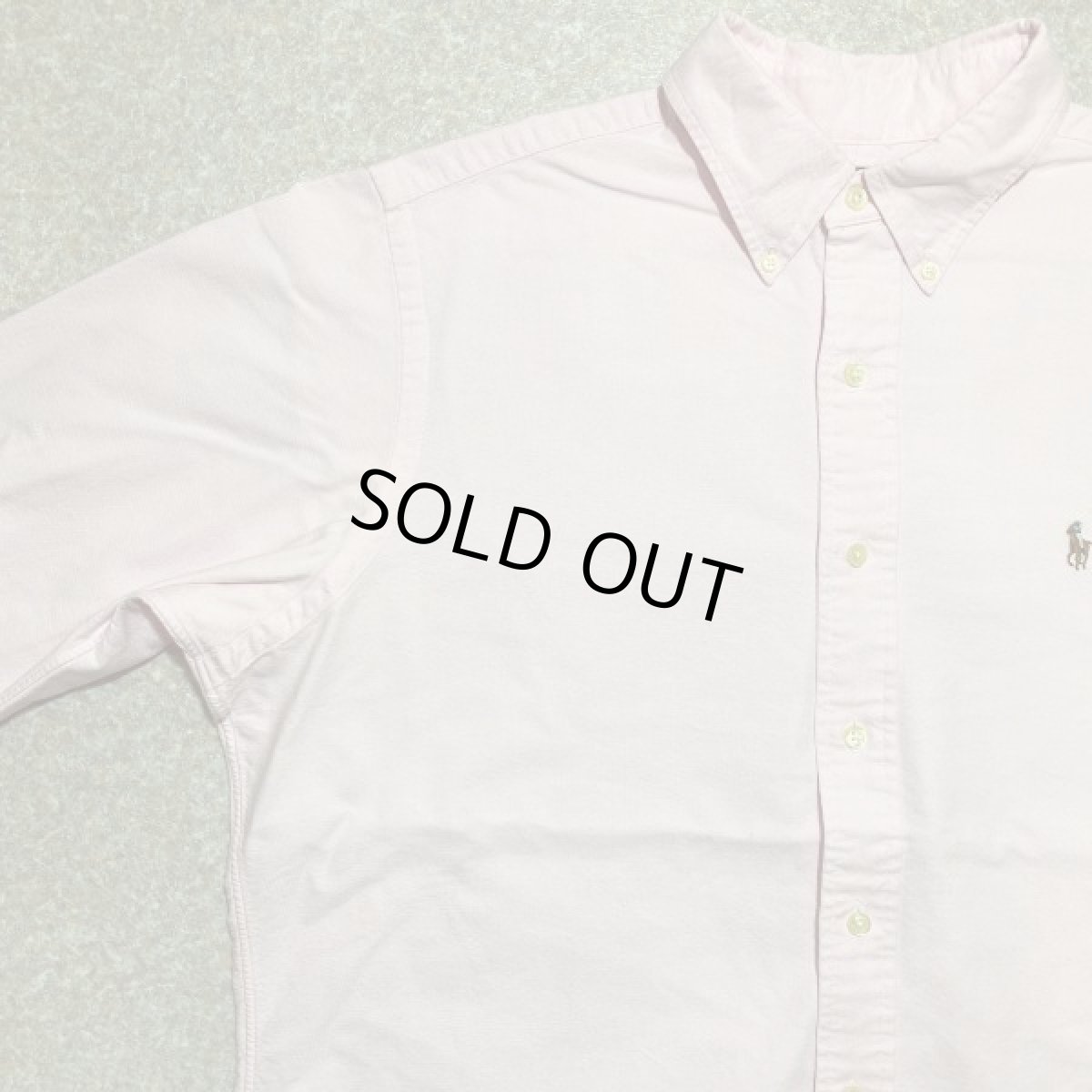 画像2: 「RALPH LAUREN(ラルフローレン)」クラシックフィット ピンク オックスフォード ボタンダウンシャツ (2)