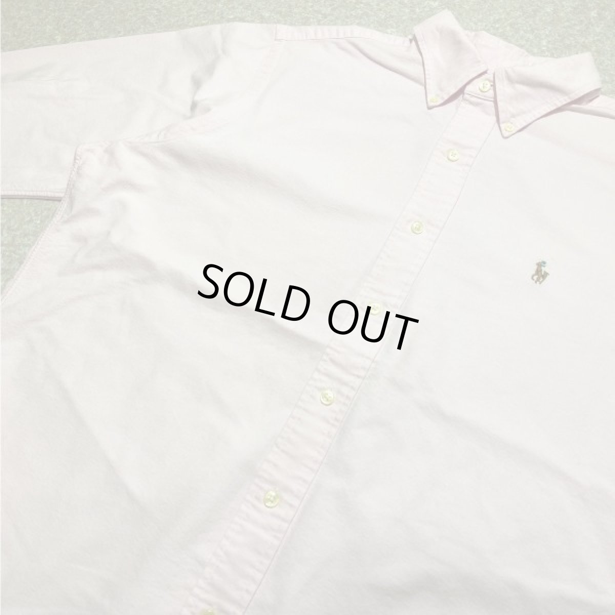画像15: 「RALPH LAUREN(ラルフローレン)」クラシックフィット ピンク オックスフォード ボタンダウンシャツ (15)