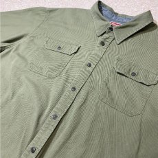 画像15: 「Wrangler(ラングラー)」3XL コンフォートフレックス プレミアムクオリティー ミリタリー シャツ (15)