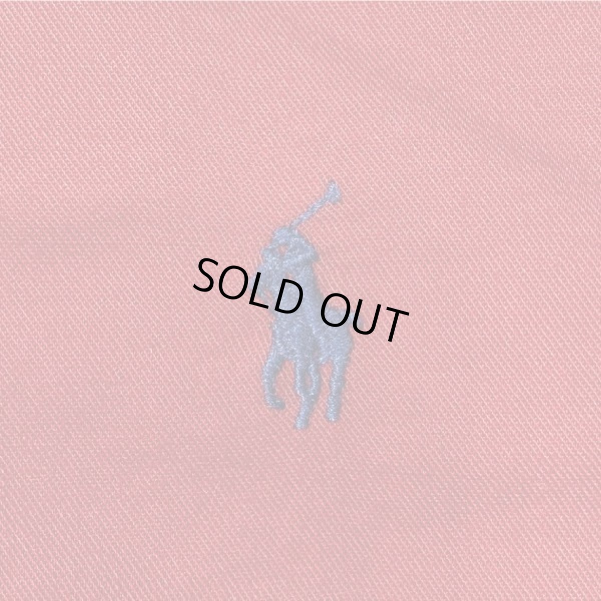 画像6: 「RALPH LAUREN(ラルフローレン)」XXL レッド ツイル ポニー刺繍 ボタンダウンシャツ (6)