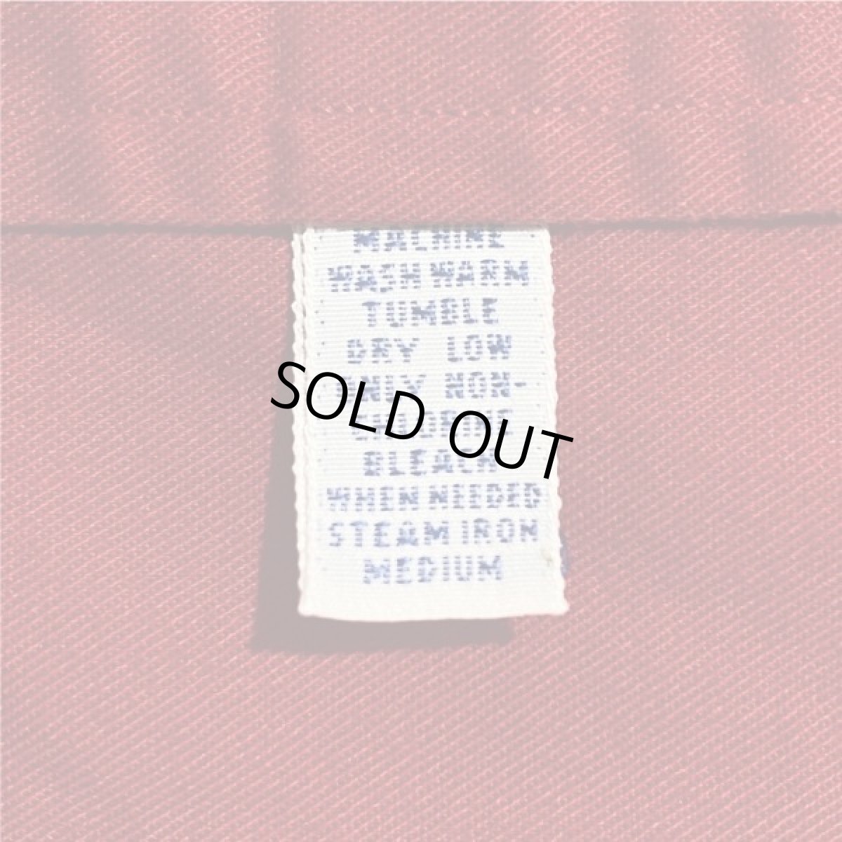 画像8: 「RALPH LAUREN(ラルフローレン)」XXL レッド ツイル ポニー刺繍 ボタンダウンシャツ (8)