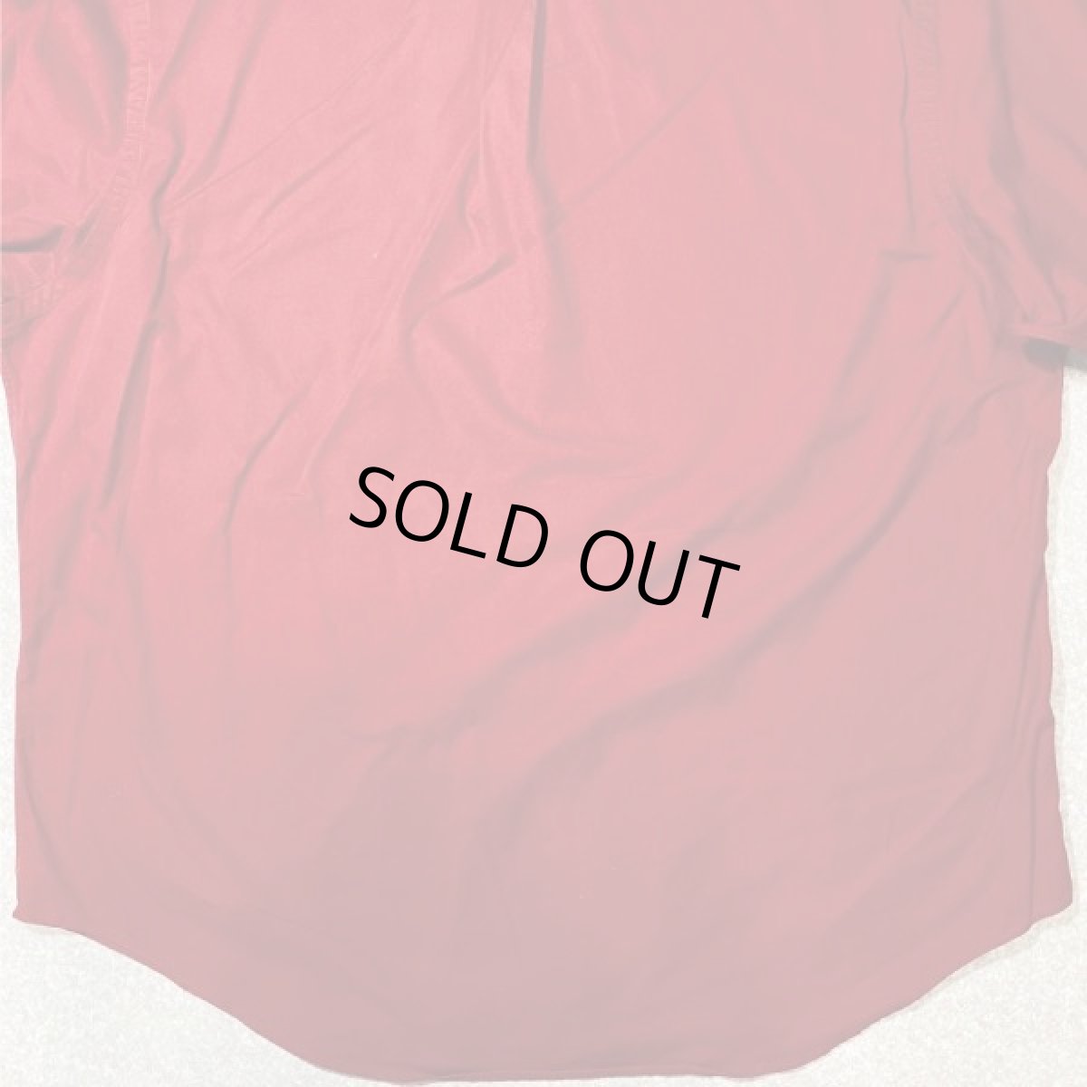 画像13: 「RALPH LAUREN(ラルフローレン)」XXL レッド ツイル ポニー刺繍 ボタンダウンシャツ (13)