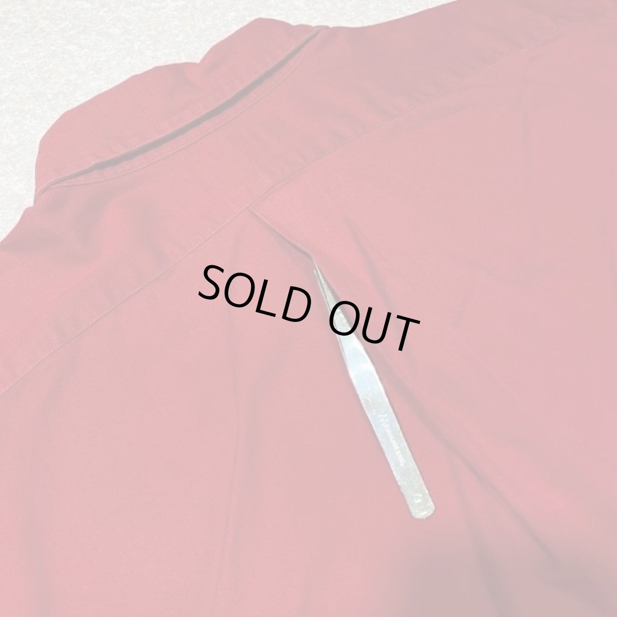 画像14: 「RALPH LAUREN(ラルフローレン)」XXL レッド ツイル ポニー刺繍 ボタンダウンシャツ (14)