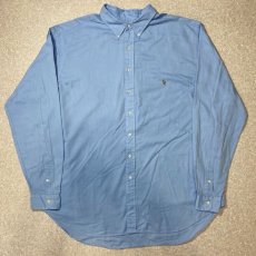 画像1: 「RALPH LAUREN(ラルフローレン)」2XLT シャンブレー オックスフォード ボタンダウンシャツ (1)