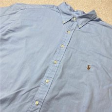 画像15: 「RALPH LAUREN(ラルフローレン)」2XLT シャンブレー オックスフォード ボタンダウンシャツ (15)