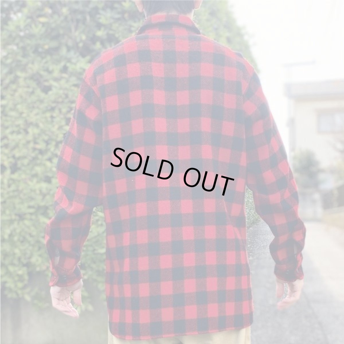 画像20: 「LANDS' END(ランズエンド)」90s USA製 ブロックチェック バッファローチェック ワークシャツ (20)