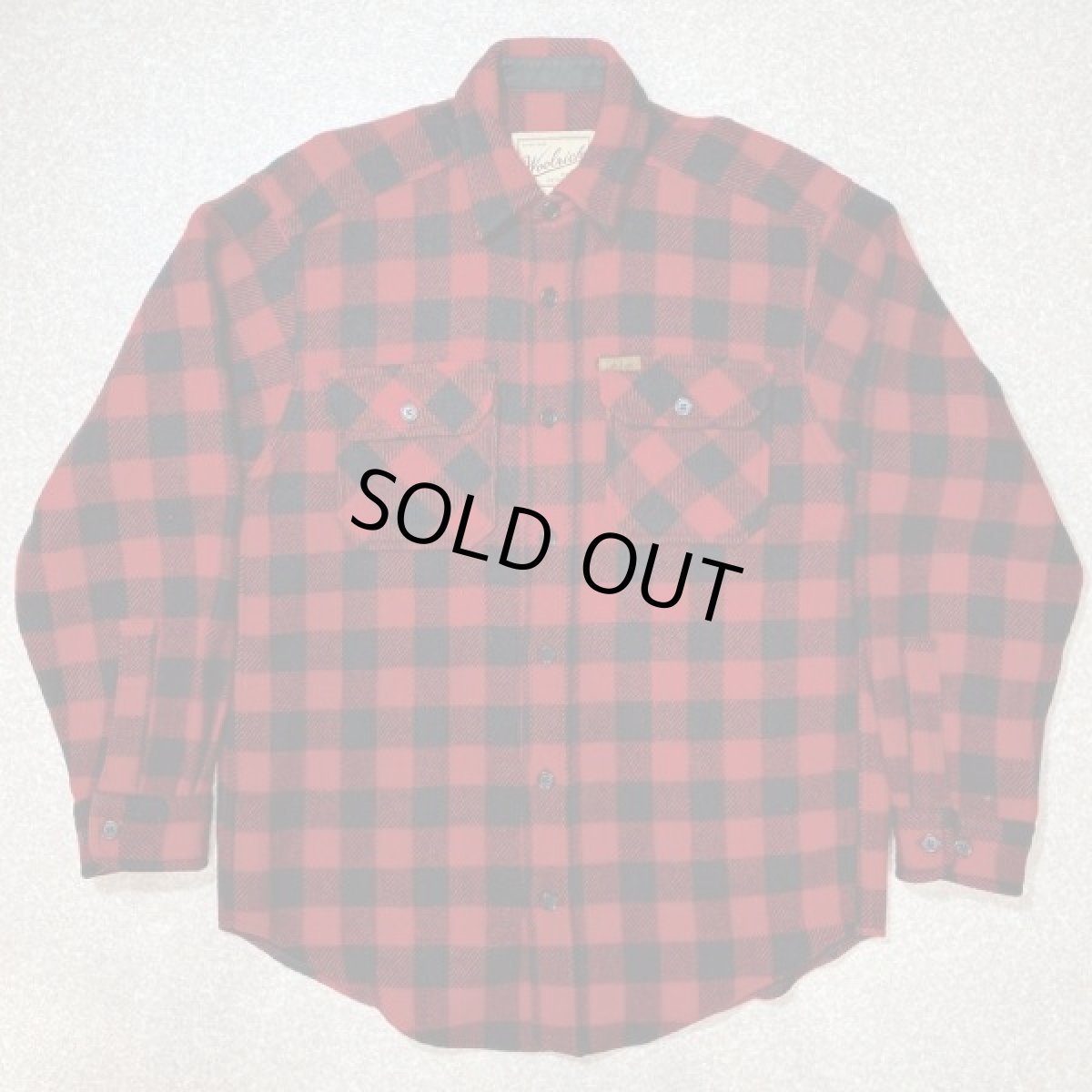 画像1: 「WOOLRICH(ウールリッチ)」90s ブロックチェック バッファローチェック ワークシャツ (1)
