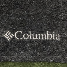 画像6: 「Columbia(コロンビア)」Lサイズ チャコール×カーキ フルジップ ハイネック バイカラー フリースジャケット (6)