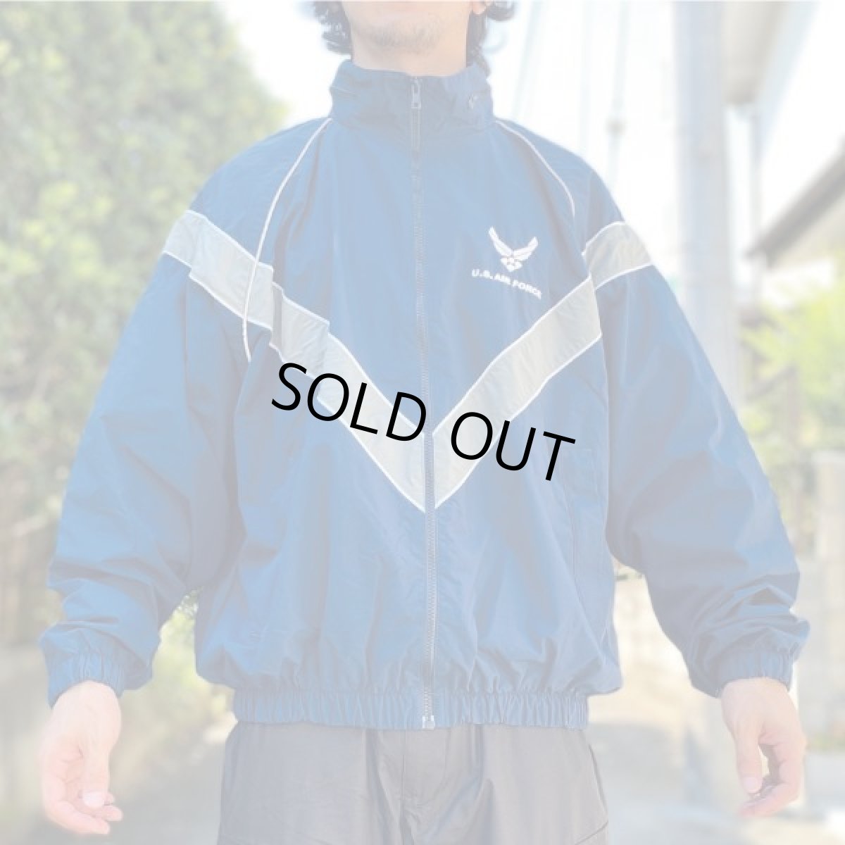 画像16: 「U.S.AIR FORCE PTU JACKET(ユー・エス・エア フォース)」Lサイズ レギュラー USA製 米空軍 フィジカルトレーニングジャケット (16)