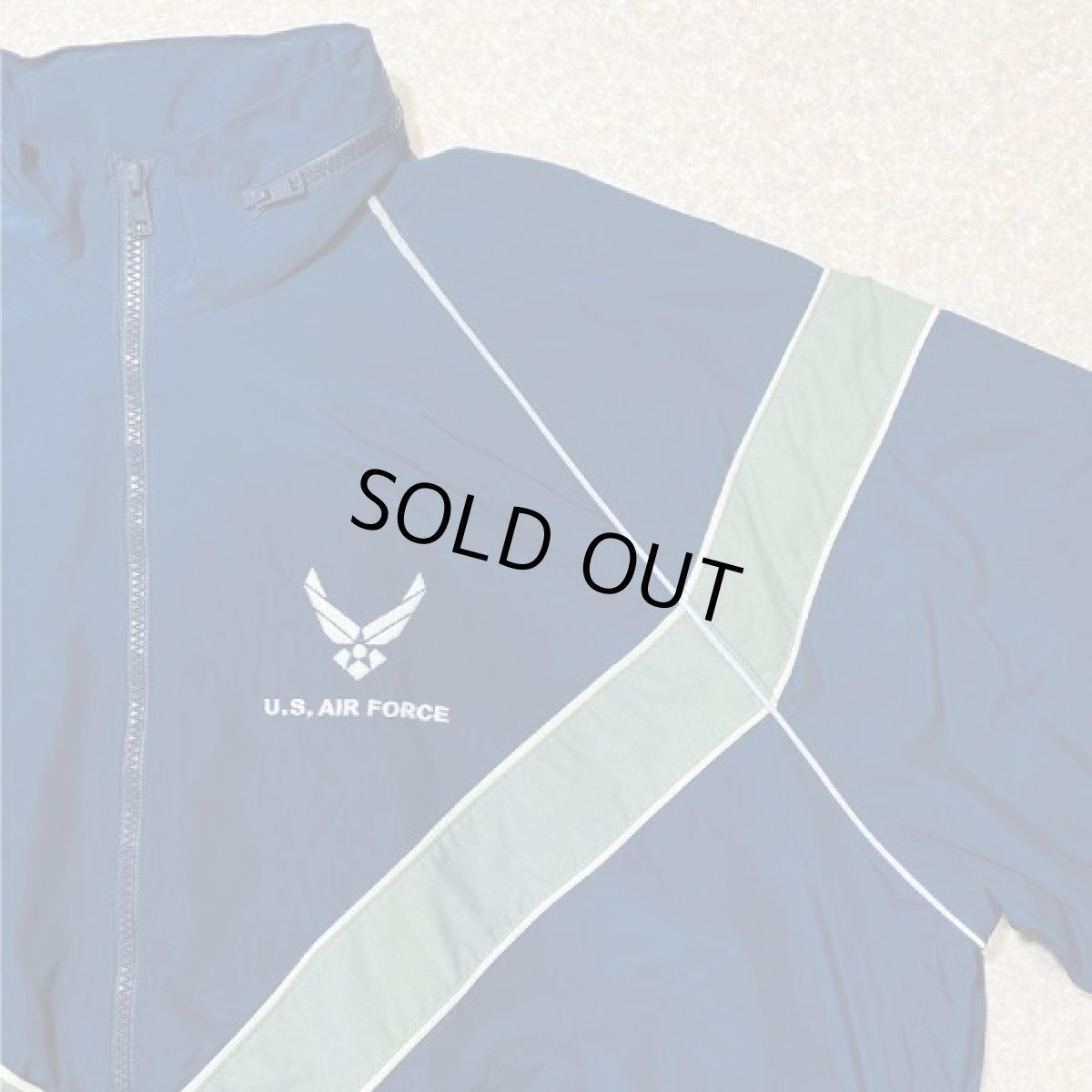 画像3: 「U.S.AIR FORCE PTU JACKET(ユー・エス・エア フォース)」XLサイズ レギュラー USA製 米空軍 フィジカルトレーニングジャケット (3)