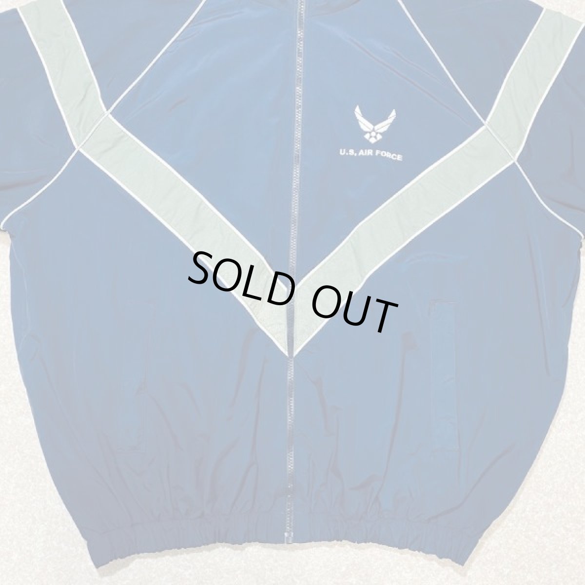 画像4: 「U.S.AIR FORCE PTU JACKET(ユー・エス・エア フォース)」XLサイズ レギュラー USA製 米空軍 フィジカルトレーニングジャケット (4)