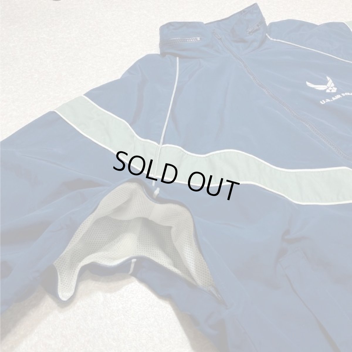 画像8: 「U.S.AIR FORCE PTU JACKET(ユー・エス・エア フォース)」XLサイズ レギュラー USA製 米空軍 フィジカルトレーニングジャケット (8)