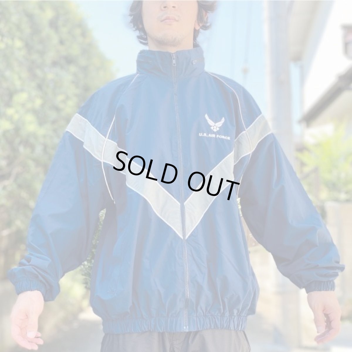 画像16: 「U.S.AIR FORCE PTU JACKET(ユー・エス・エア フォース)」XLサイズ レギュラー USA製 米空軍 フィジカルトレーニングジャケット (16)