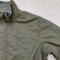 画像4: 「L.L.Bean(エルエルビーン)」Thinsulate シンサレート 裏フリース ナイロン ジップアップ ブルゾン (4)