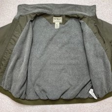 画像7: 「L.L.Bean(エルエルビーン)」Thinsulate シンサレート 裏フリース ナイロン ジップアップ ブルゾン (7)