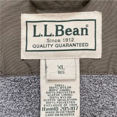 画像8: 「L.L.Bean(エルエルビーン)」Thinsulate シンサレート 裏フリース ナイロン ジップアップ ブルゾン (8)