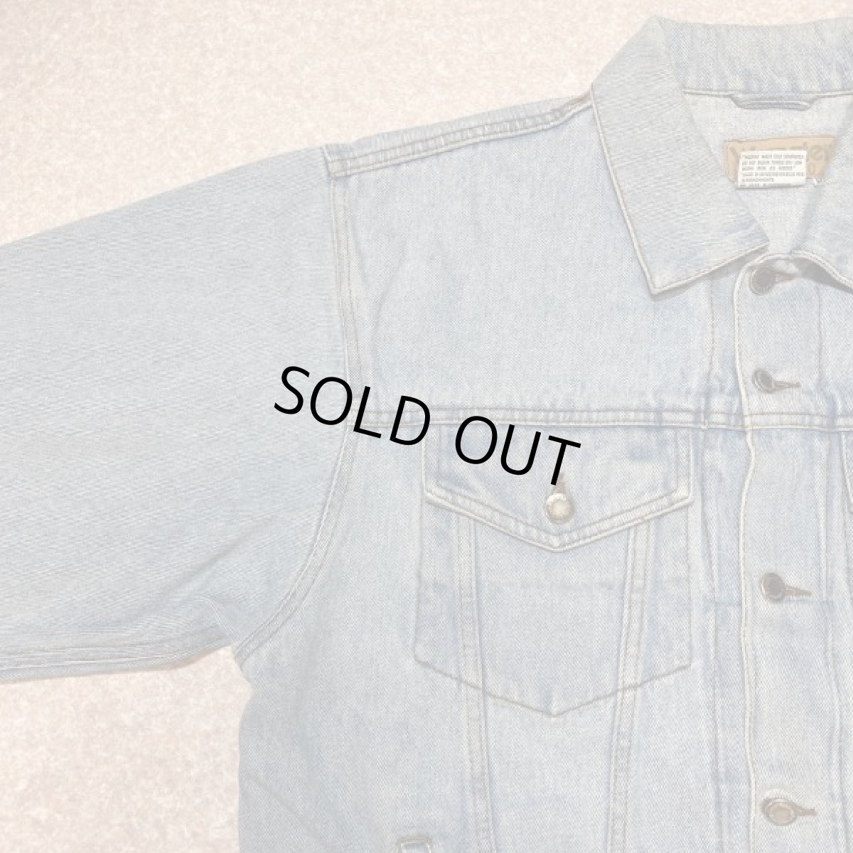 画像2: 「Wrangler HERO(ラングラー ヒーロー)」3rd型 ポケ付き ブリーチ デニム ジャケット (2)