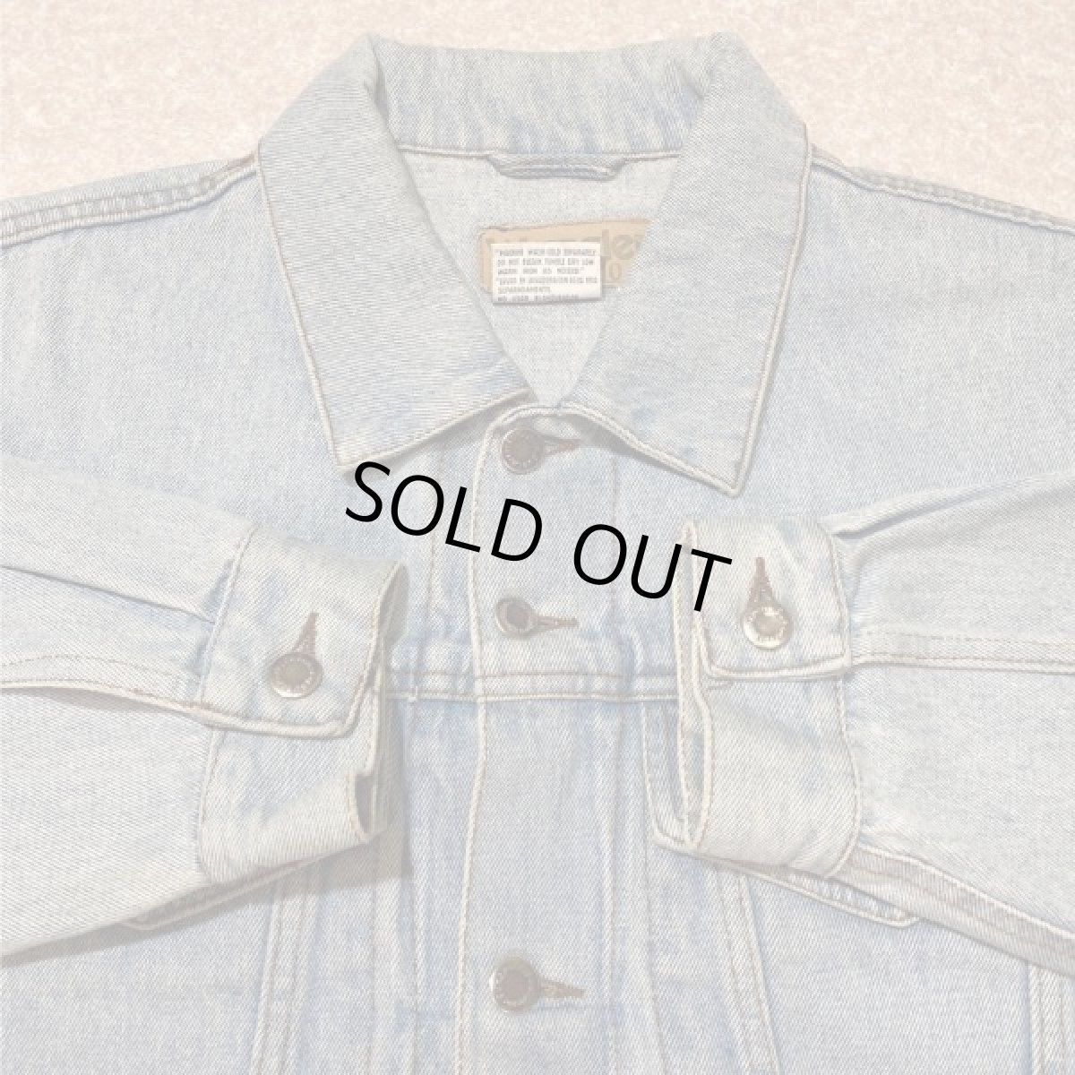 画像3: 「Wrangler HERO(ラングラー ヒーロー)」3rd型 ポケ付き ブリーチ デニム ジャケット (3)