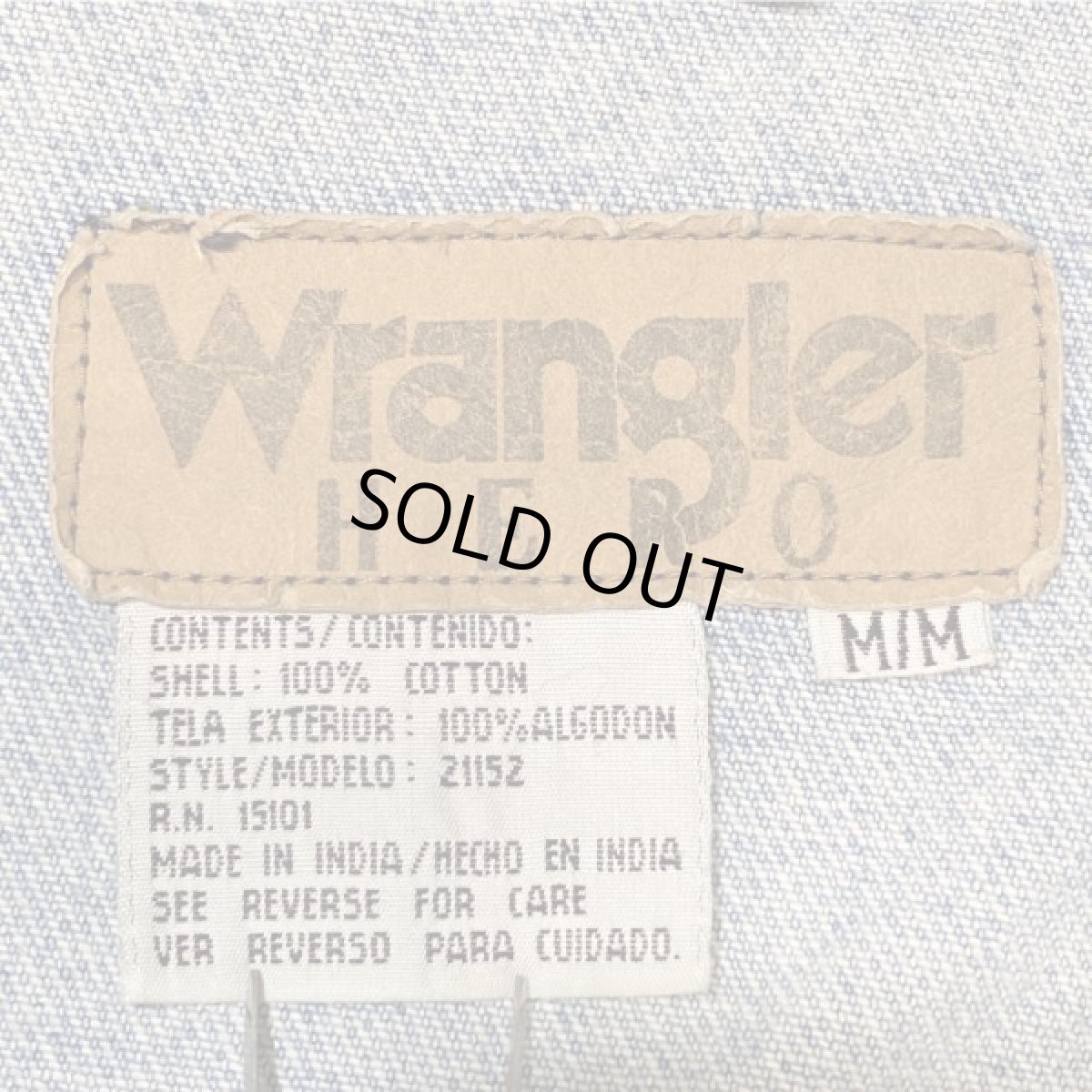 画像9: 「Wrangler HERO(ラングラー ヒーロー)」3rd型 ポケ付き ブリーチ デニム ジャケット (9)