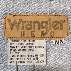 画像9: 「Wrangler HERO(ラングラー ヒーロー)」3rd型 ポケ付き ブリーチ デニム ジャケット (9)