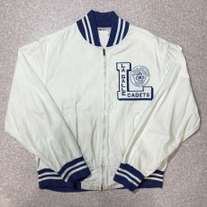 画像1: 「Champion(チャンピオン)」60s ランタグ ランナーズインC TALONジップ ラサールカデッツ LA SALLE CADETS リブブルゾン (1)