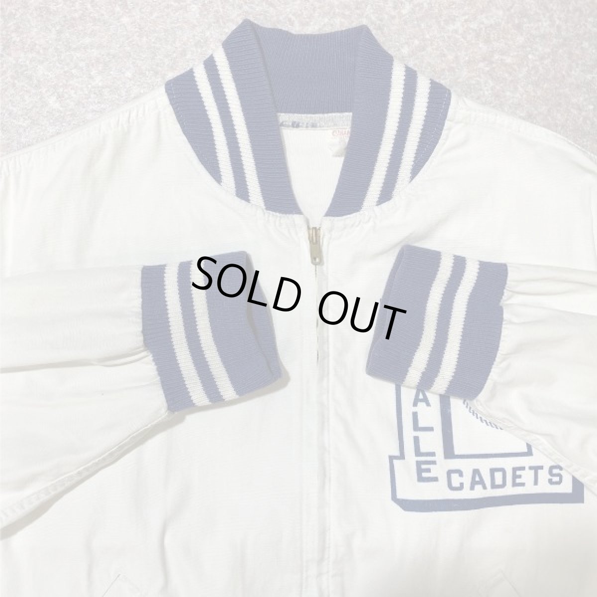 画像3: 「Champion(チャンピオン)」60s ランタグ ランナーズインC TALONジップ ラサールカデッツ LA SALLE CADETS リブブルゾン (3)