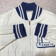 画像3: 「Champion(チャンピオン)」60s ランタグ ランナーズインC TALONジップ ラサールカデッツ LA SALLE CADETS リブブルゾン (3)