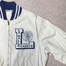 画像4: 「Champion(チャンピオン)」60s ランタグ ランナーズインC TALONジップ ラサールカデッツ LA SALLE CADETS リブブルゾン (4)