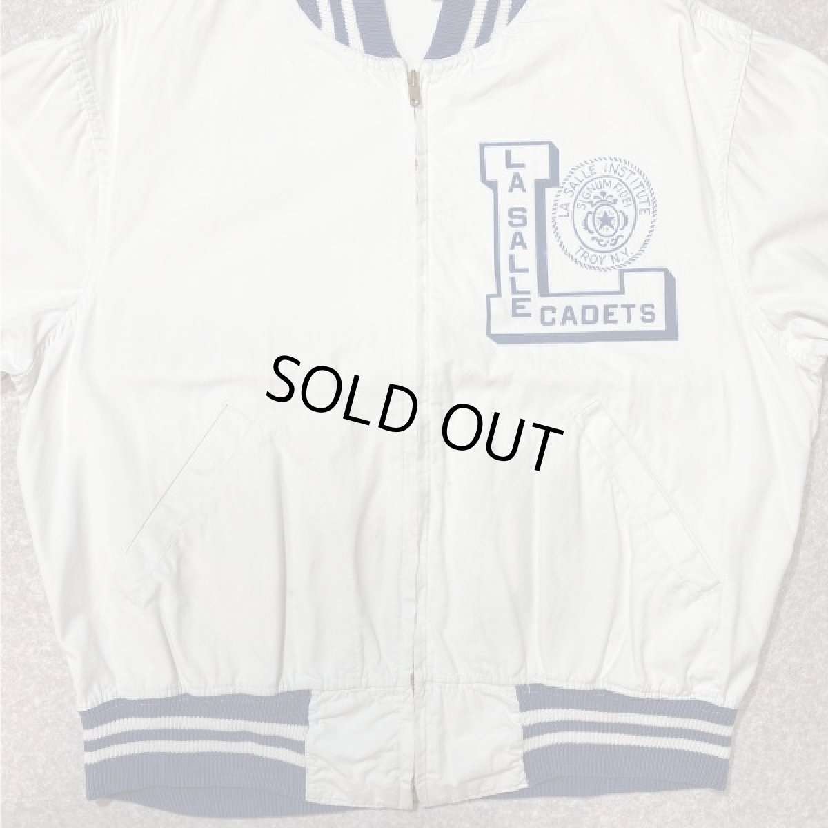 画像5: 「Champion(チャンピオン)」60s ランタグ ランナーズインC TALONジップ ラサールカデッツ LA SALLE CADETS リブブルゾン (5)