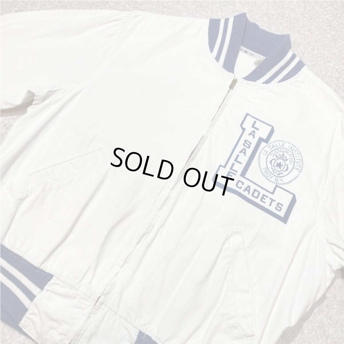 画像15: 「Champion(チャンピオン)」60s ランタグ ランナーズインC TALONジップ ラサールカデッツ LA SALLE CADETS リブブルゾン (15)