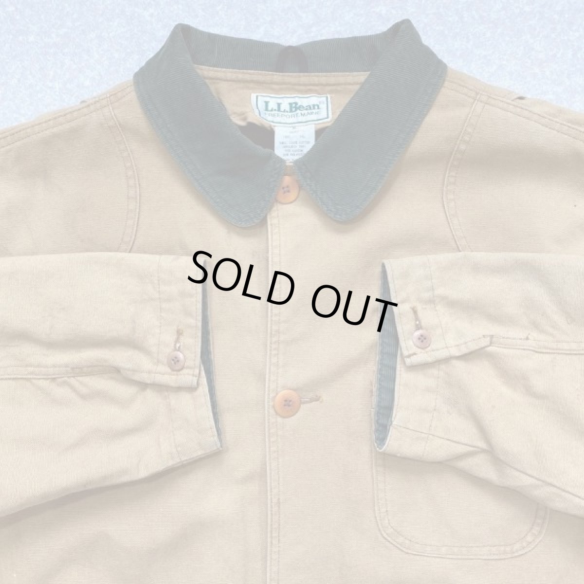 画像2: 「L.L.Bean(エルエルビーン)」XLサイズ 90s USA製 ウールライナー ダック生地 フィールドコート ハンティングジャケット (2)